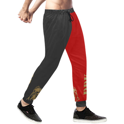 Black and Red Track Pants