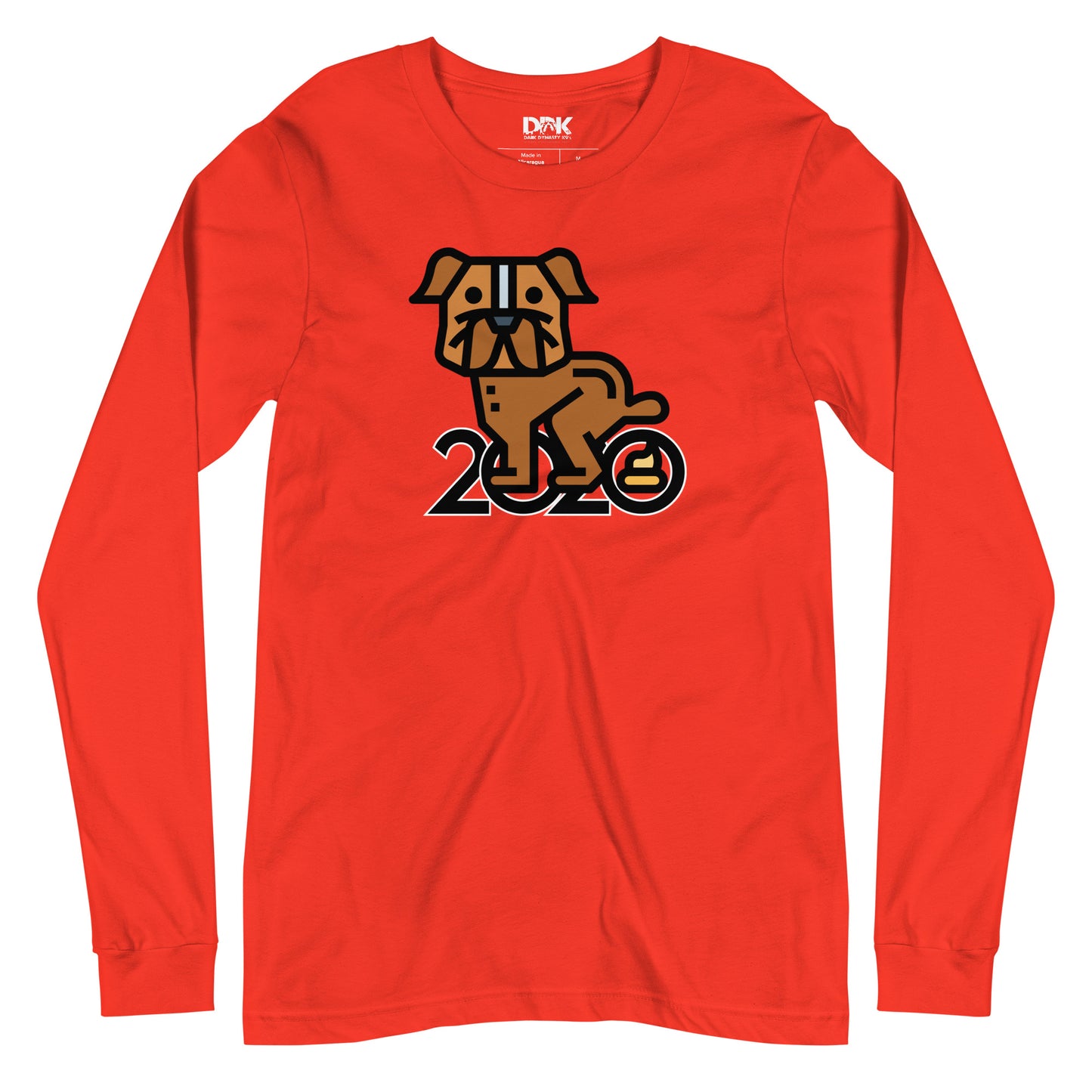 Dog Shitting 2020 Men's Long Sleeve