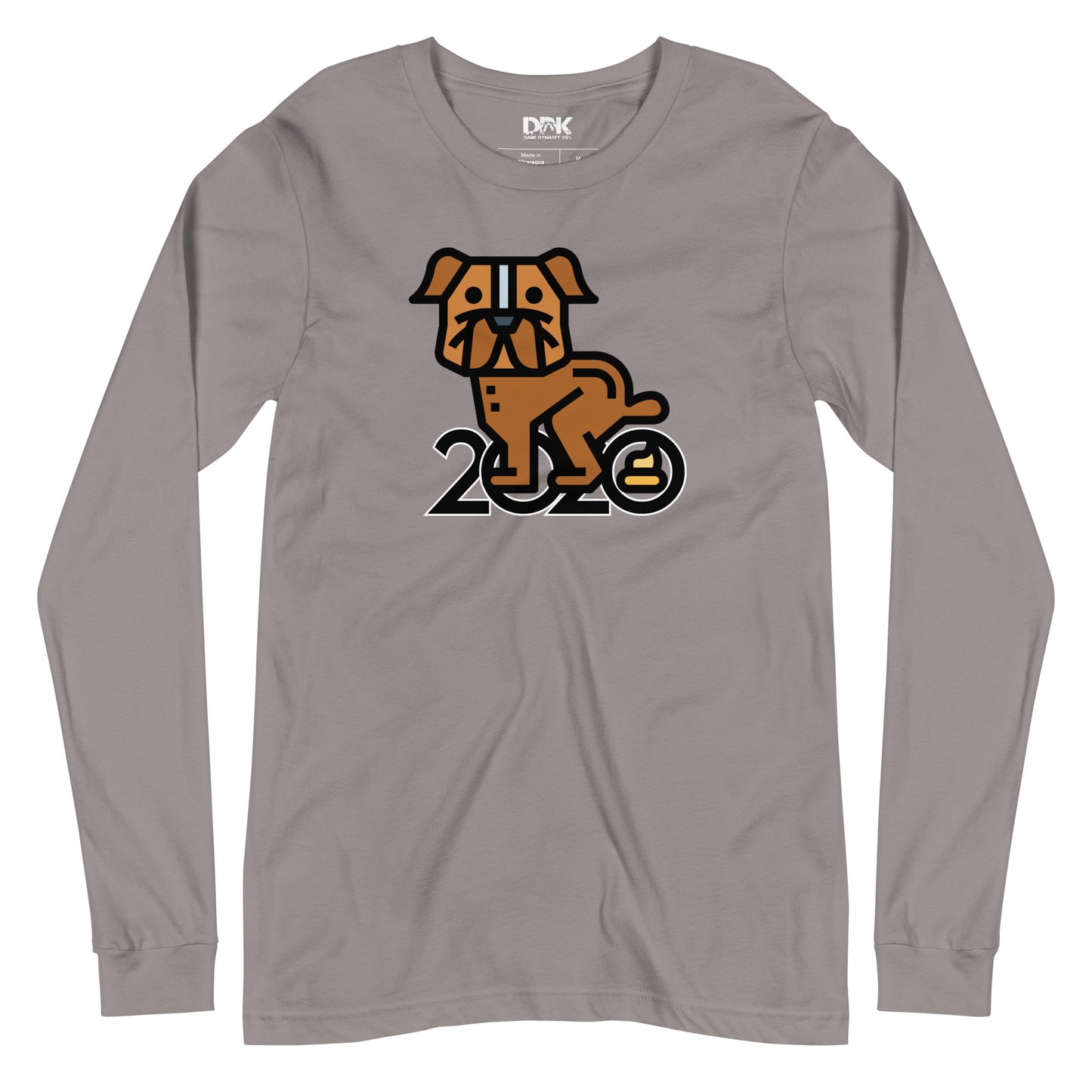 Dog Shitting 2020 Men's Long Sleeve