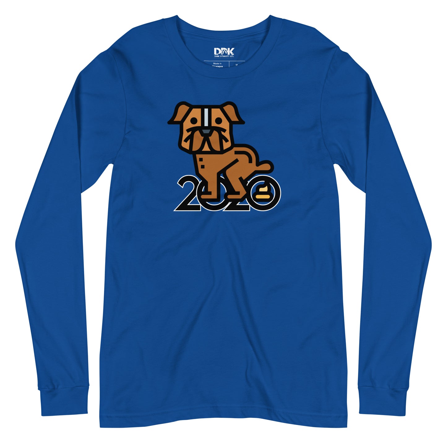 Dog Shitting 2020 Men's Long Sleeve